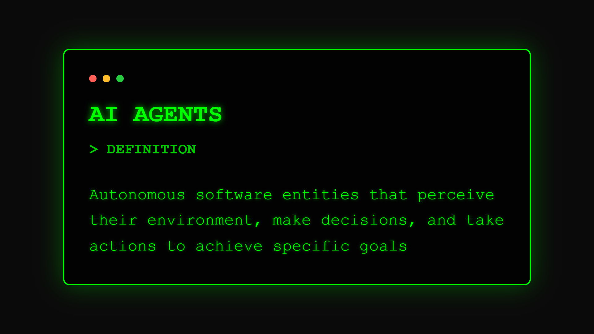 AI Agent Definition - Understanding autonomous AI systems that plan and execute tasks