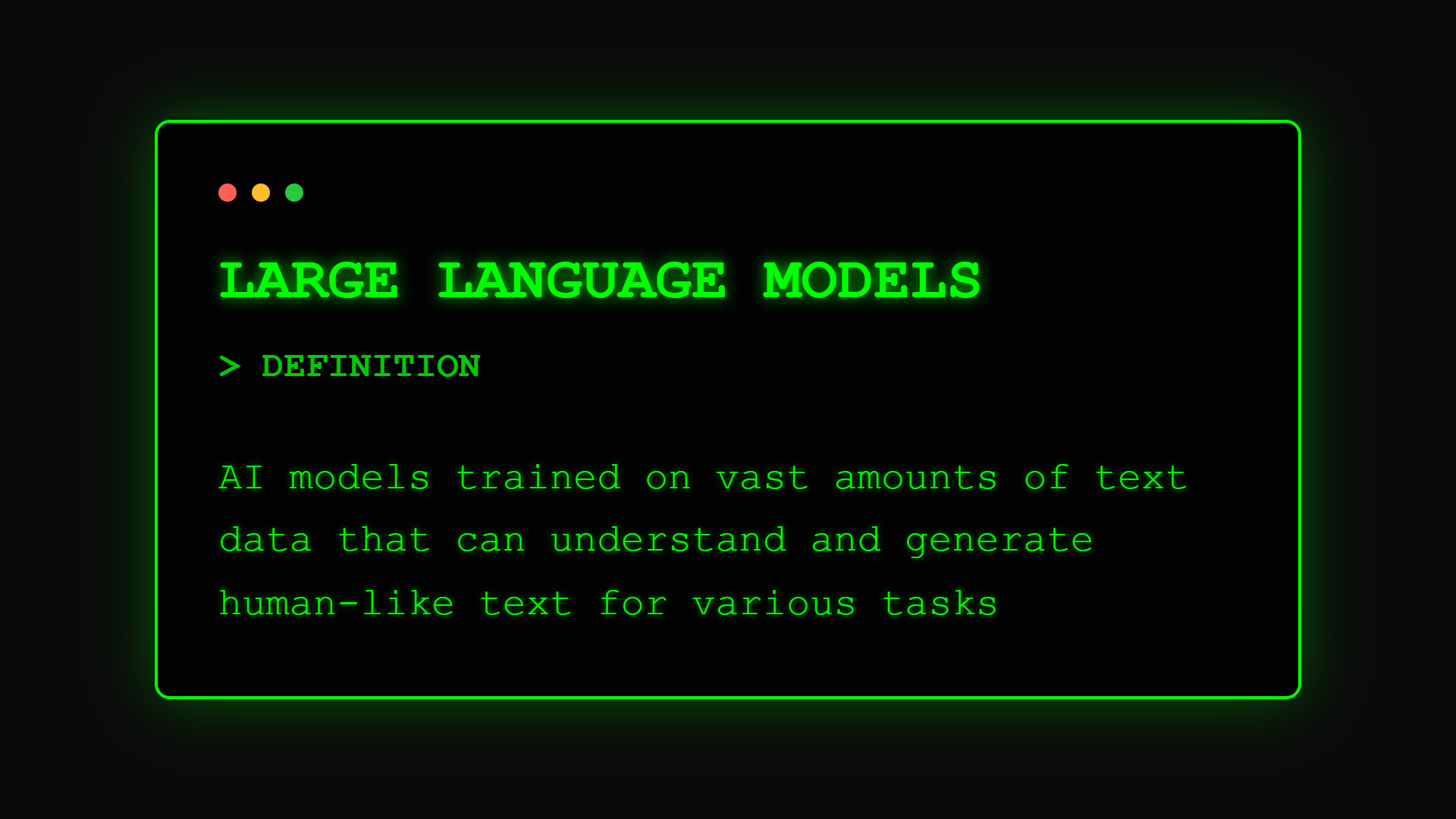 Large Language Models Definition - The AI that understands and generates human language