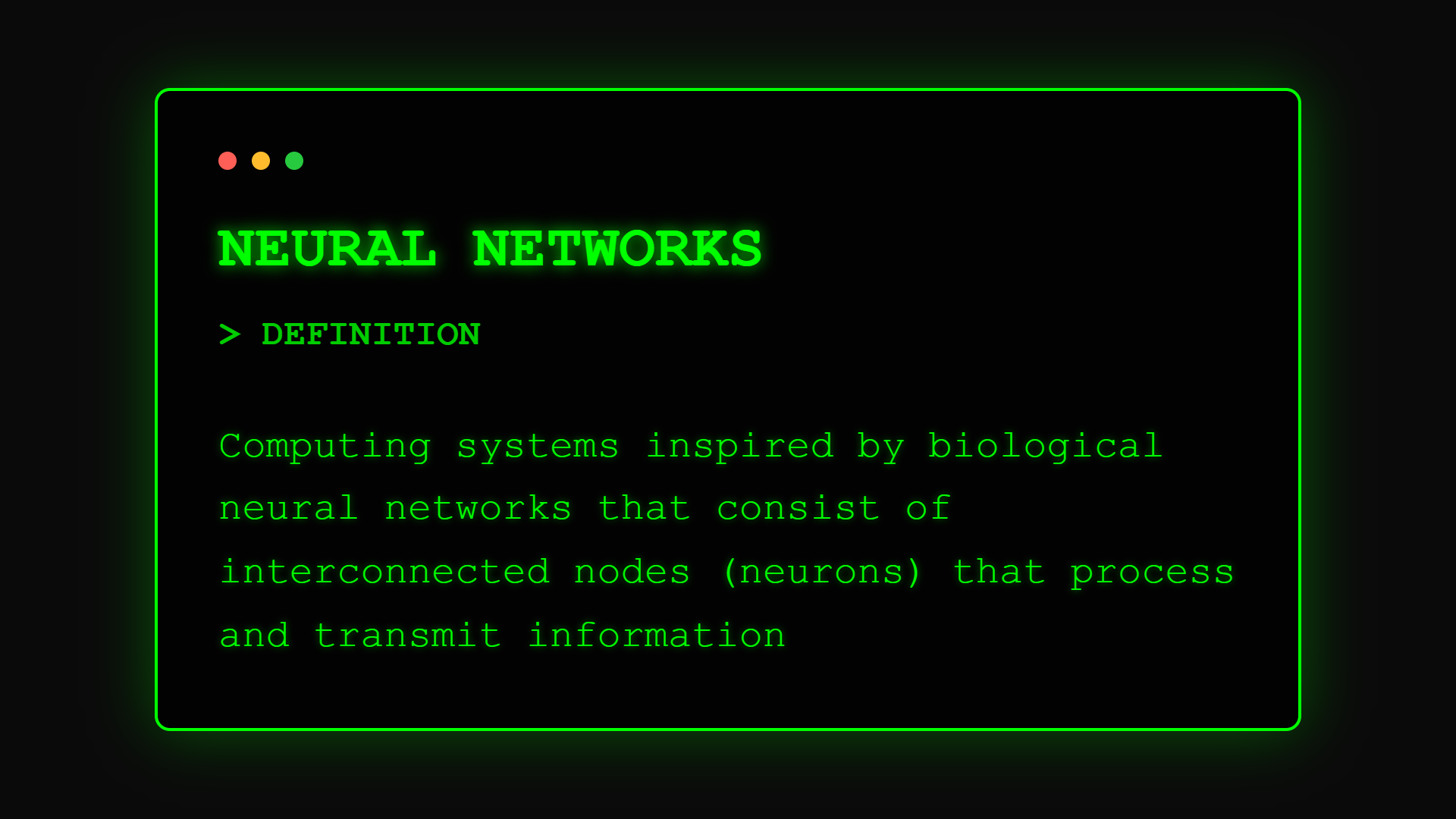 Neural Networks Definition - The brain-inspired foundation of AI