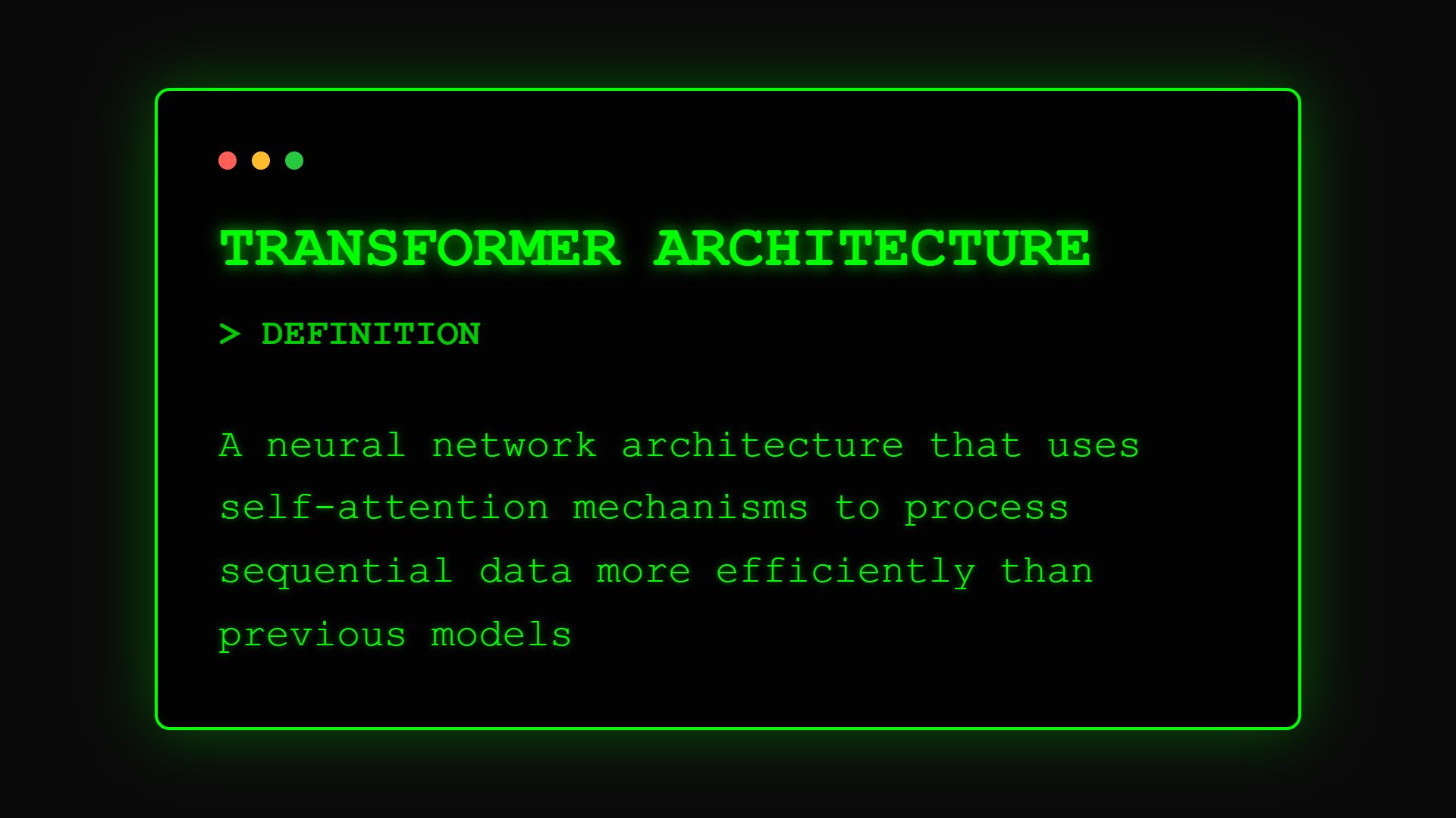 Transformer Architecture Definition - The engine behind modern AI
