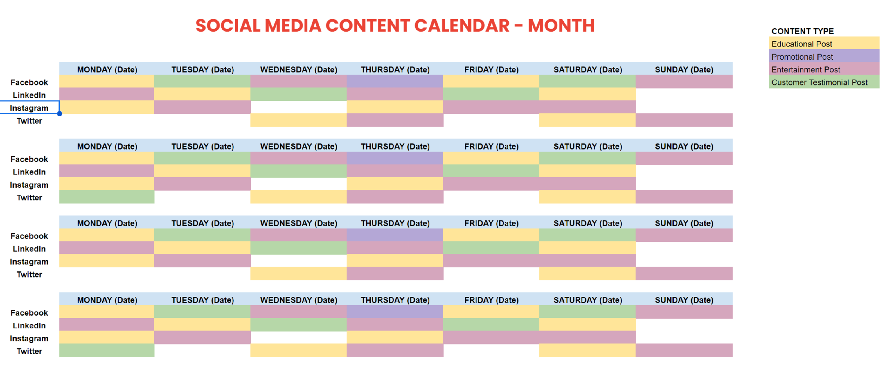 social-media-calendar