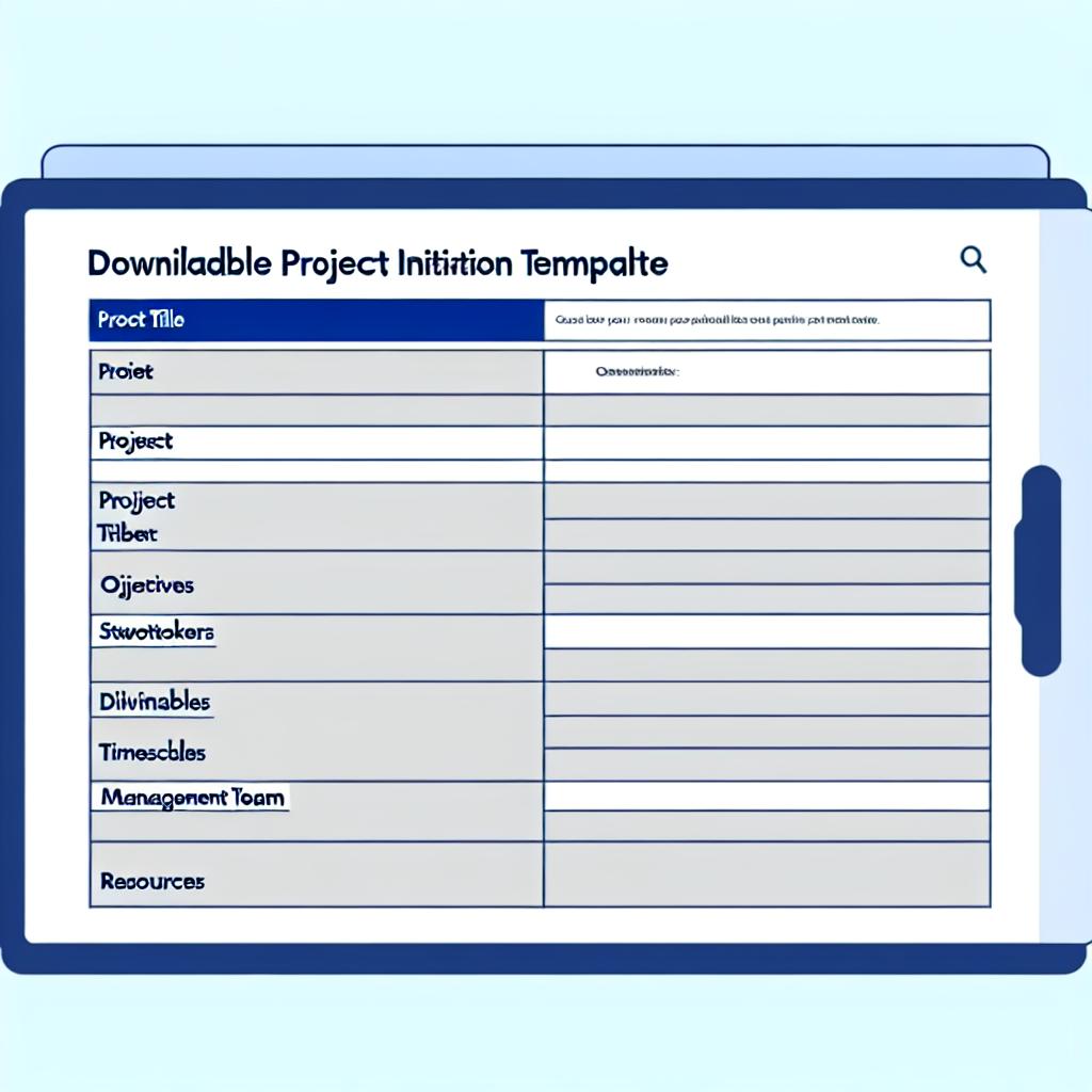 Project Initiation Template