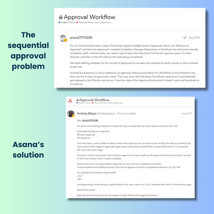 Asana Sequential Approval