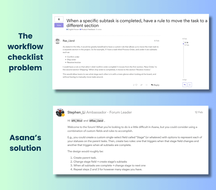 Asana Workflow Checklist