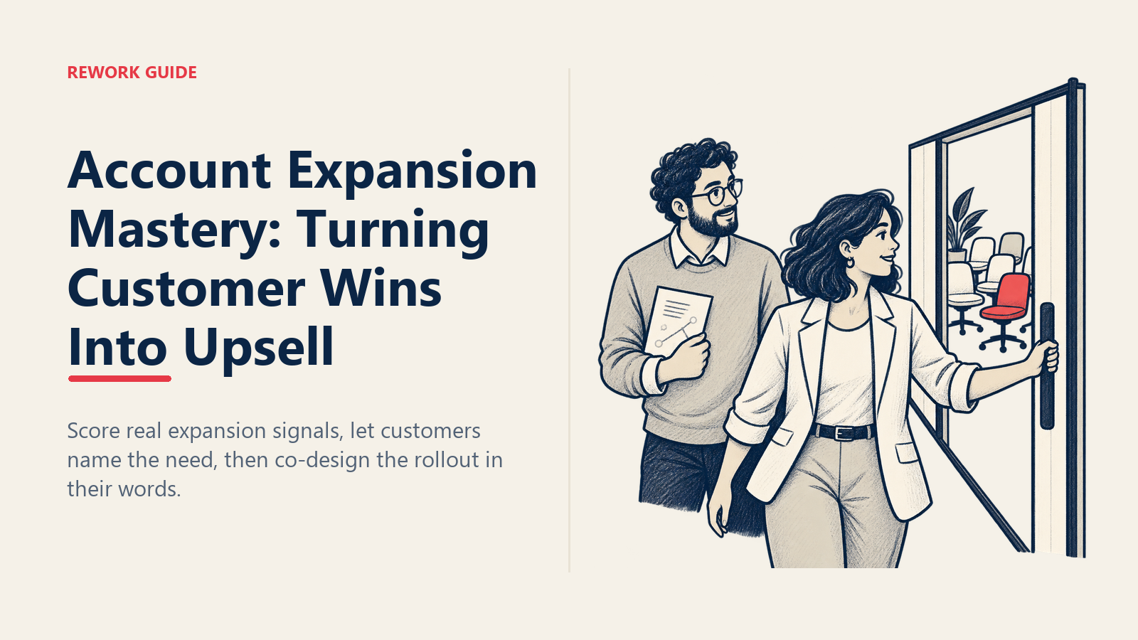 Account manager follows a customer-led expansion signal into a second-team rollout