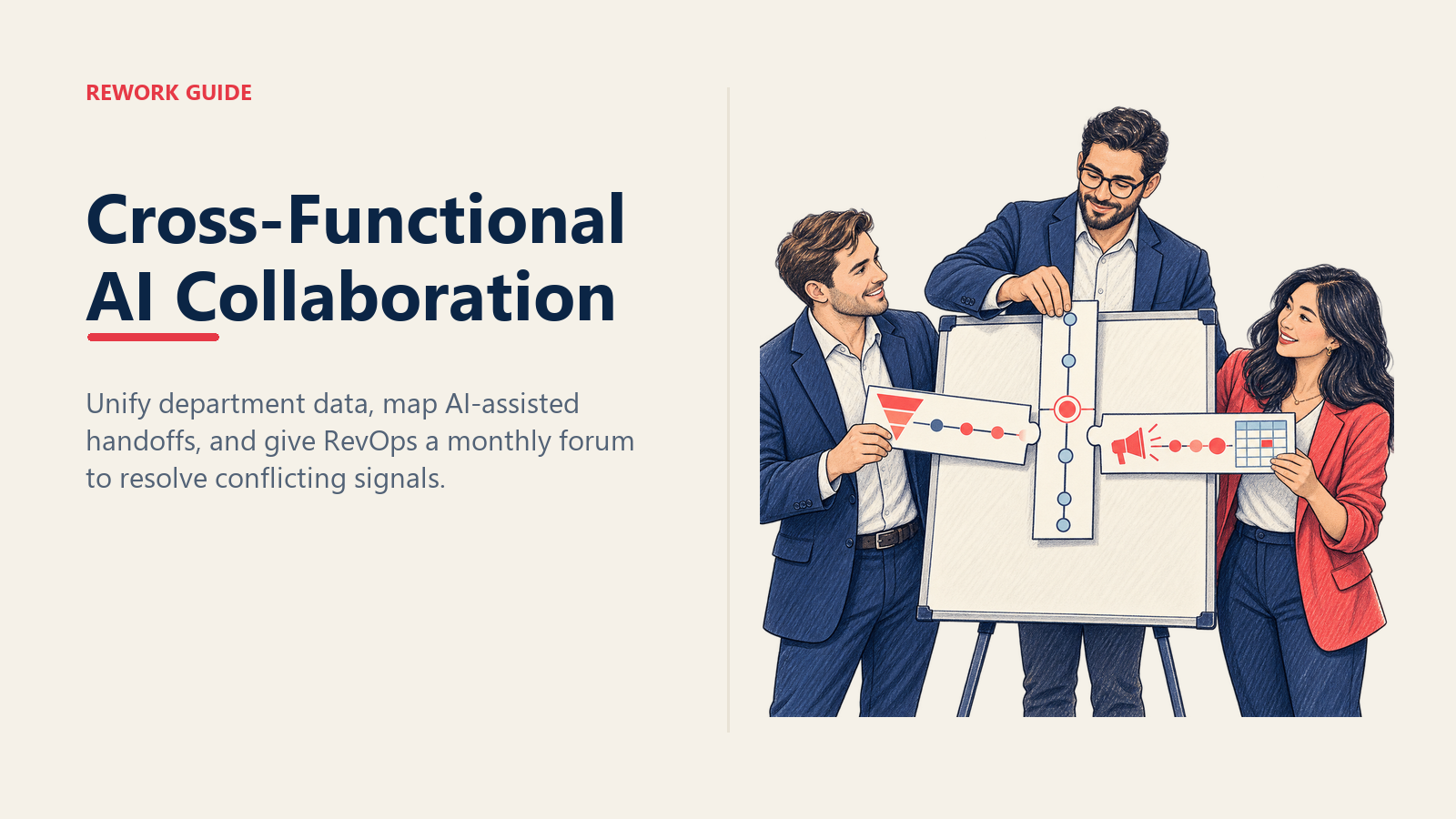 RevOps, sales, and marketing leaders merging disconnected records into one shared AI data spine