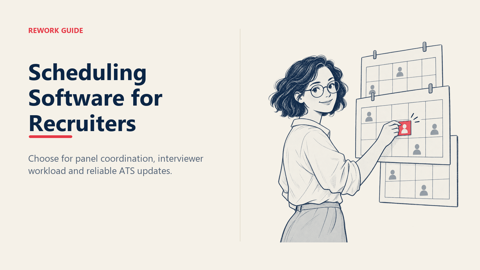 Recruiter coordinating candidate assignments across interview calendars