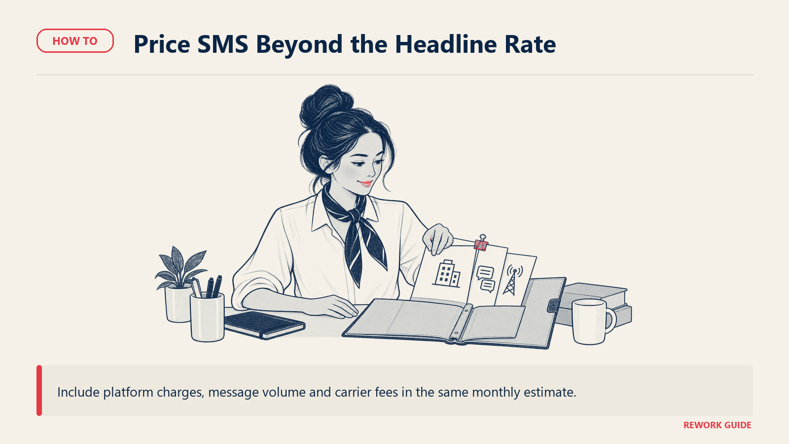 Ecommerce operator reviewing platform, messaging and carrier-fee components