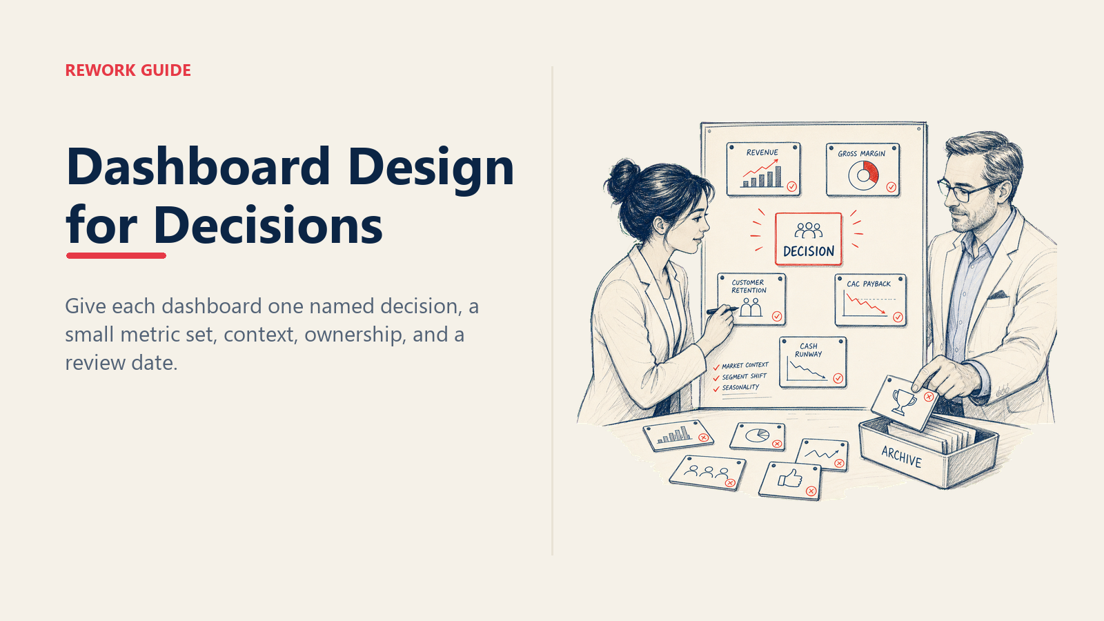 Dashboard Design for Decisions