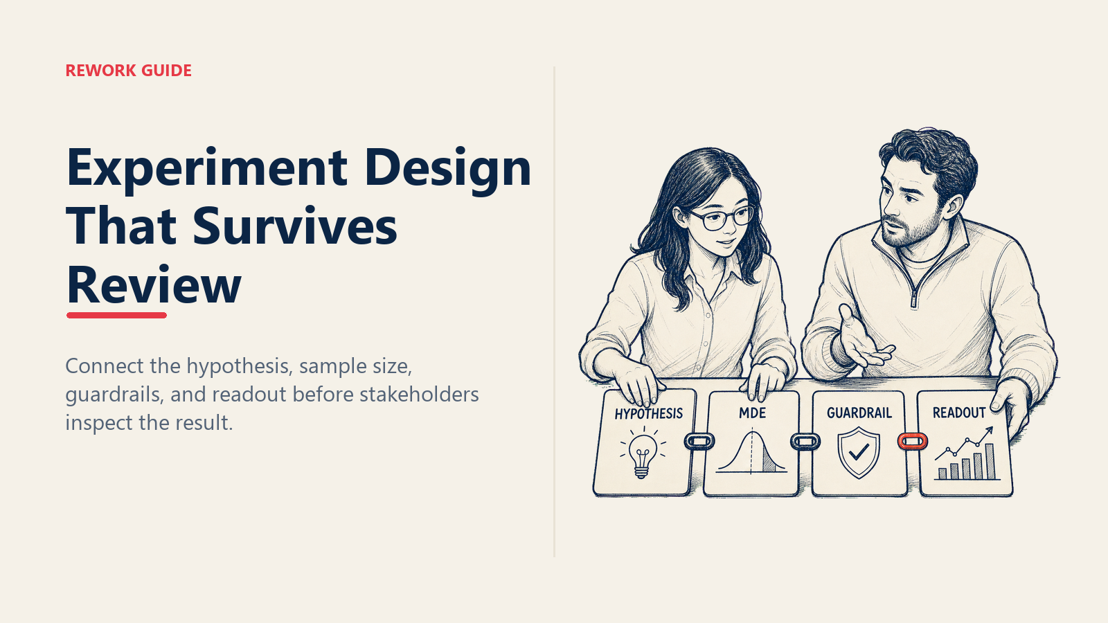 Experiment Design That Survives Review