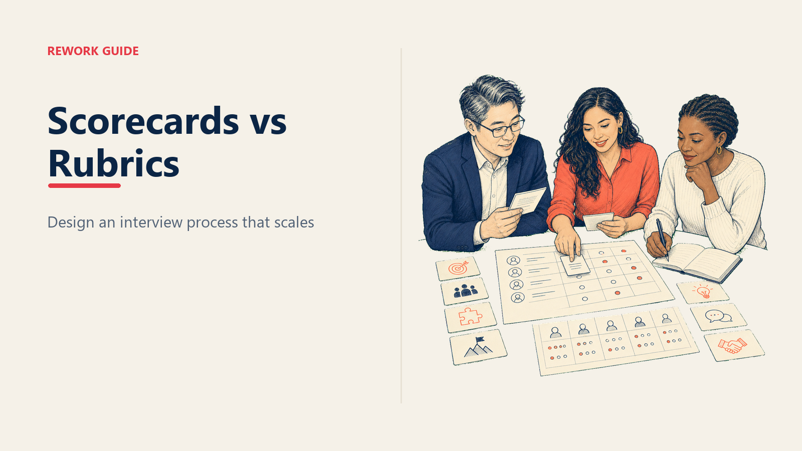 Scorecards vs Rubrics