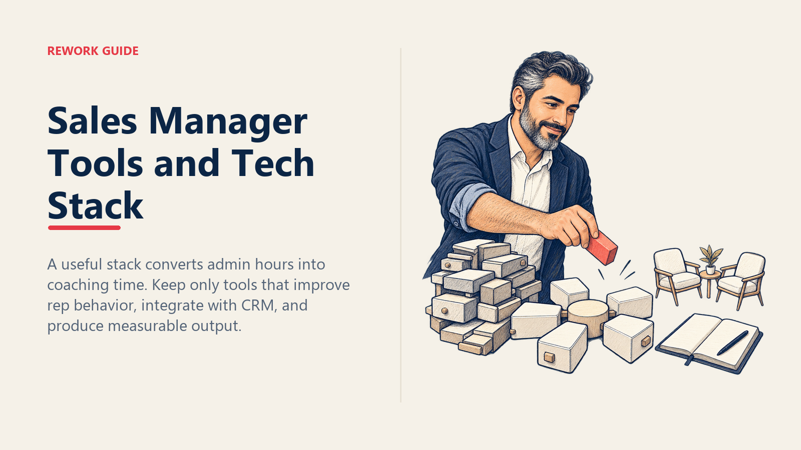 Sales manager removing a redundant tool module to turn admin time into coaching time