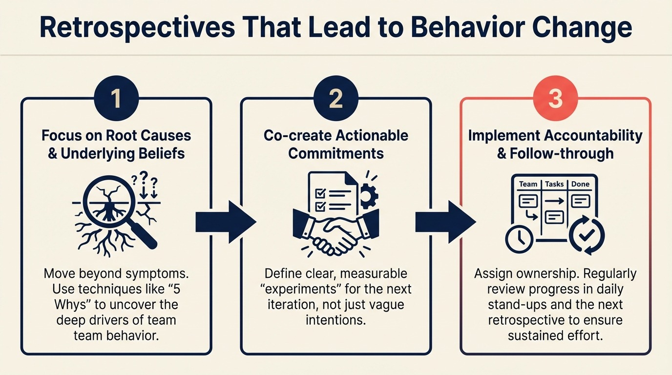 Retrospectives That Lead to Behavior Change