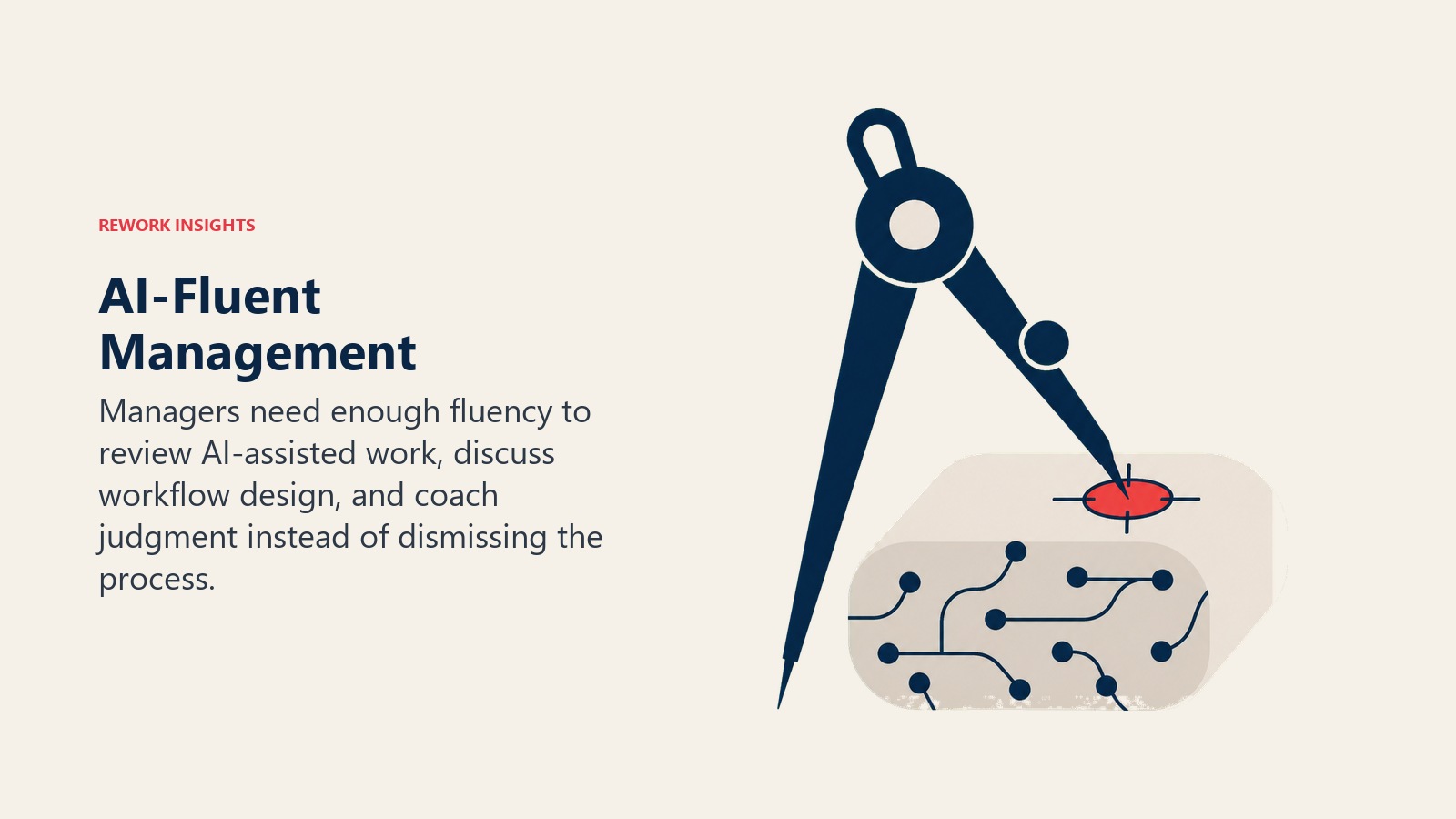Manager AI fluency for supervising AI-assisted work