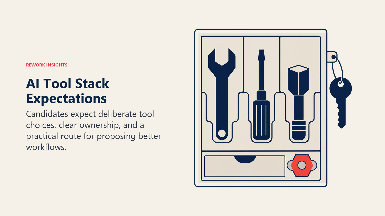 AI tool stack expectations for AI-native candidates