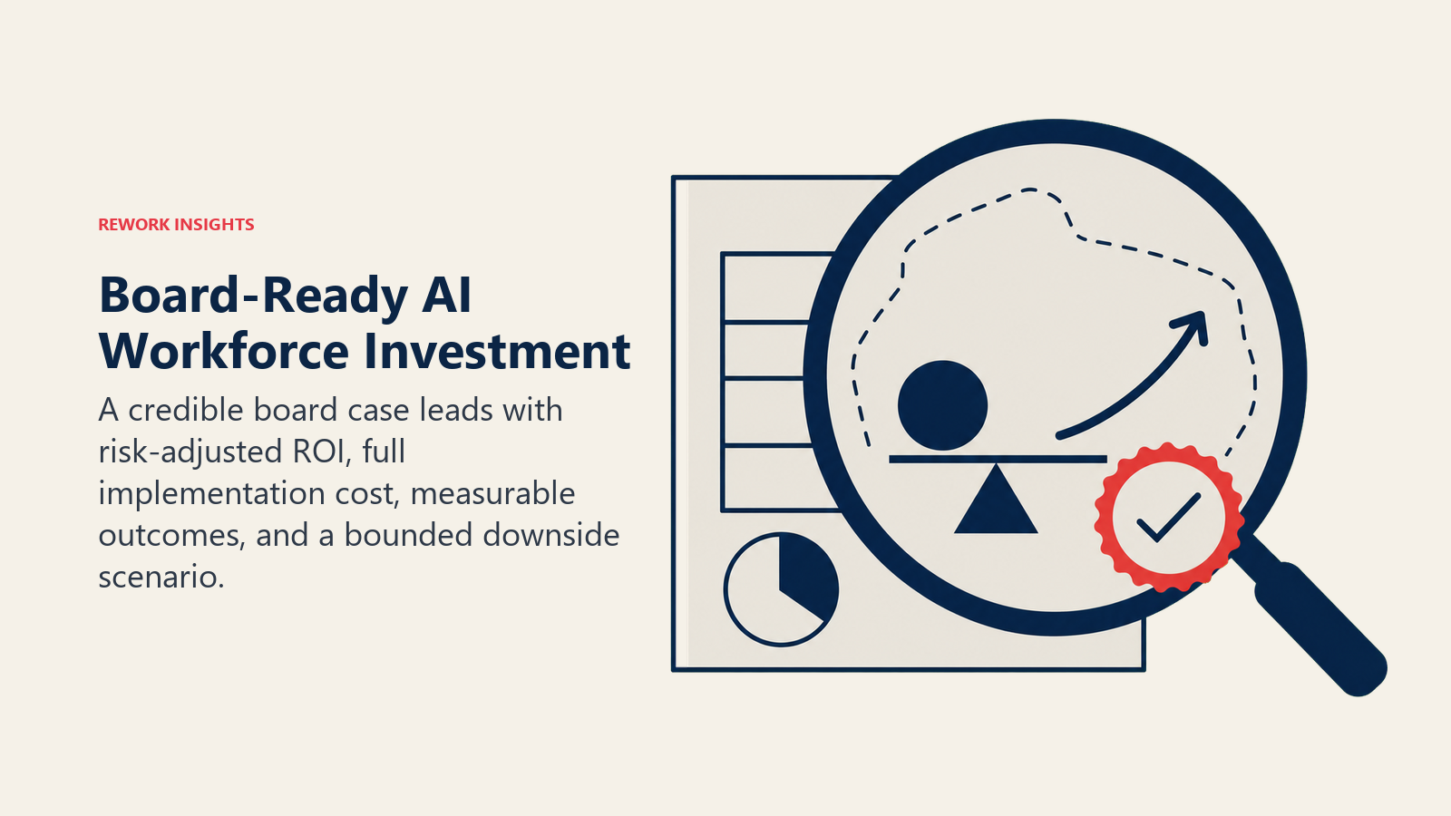 How to present AI workforce investment to a board without hype