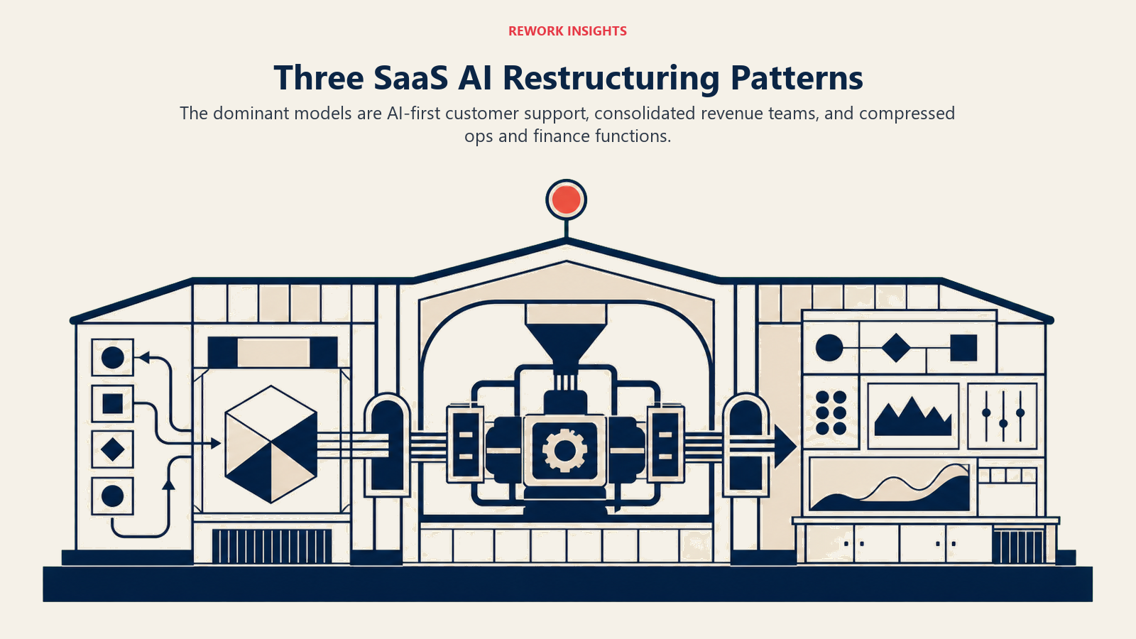 Three AI restructuring patterns for mid-market SaaS companies