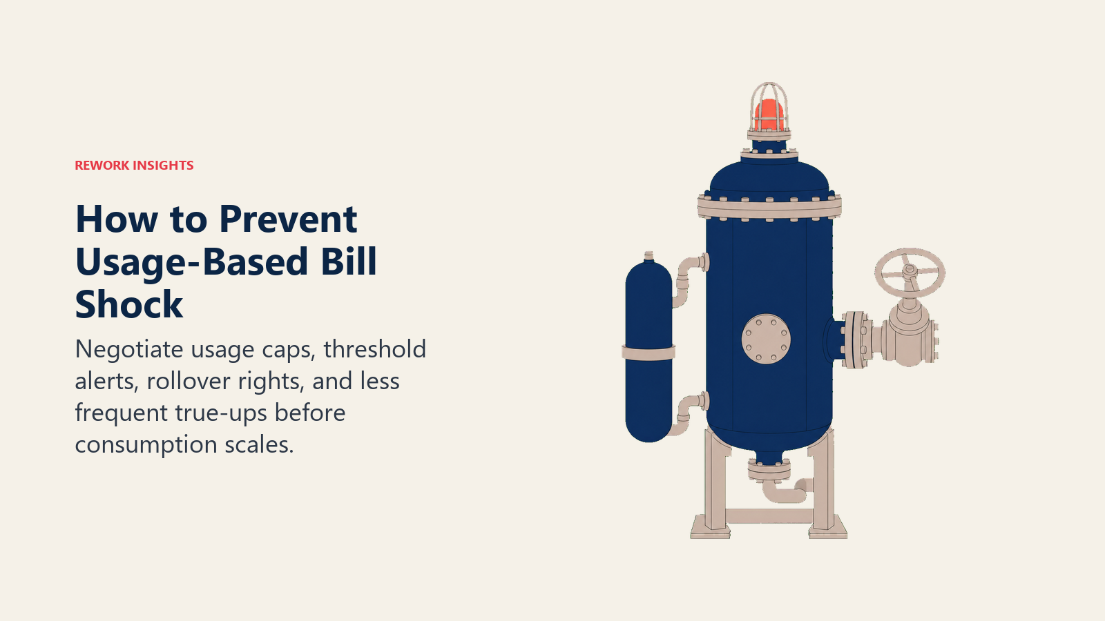 Usage-based bill shock protections using caps, alerts, rollover rights, and true-up controls