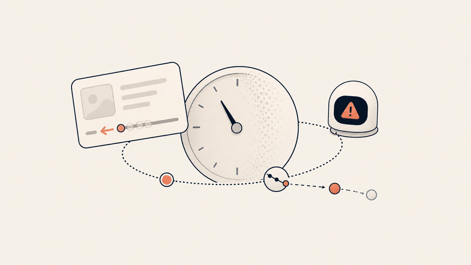 Visual inline AI Forecasting Agent menampilkan jam peluruhan slippage