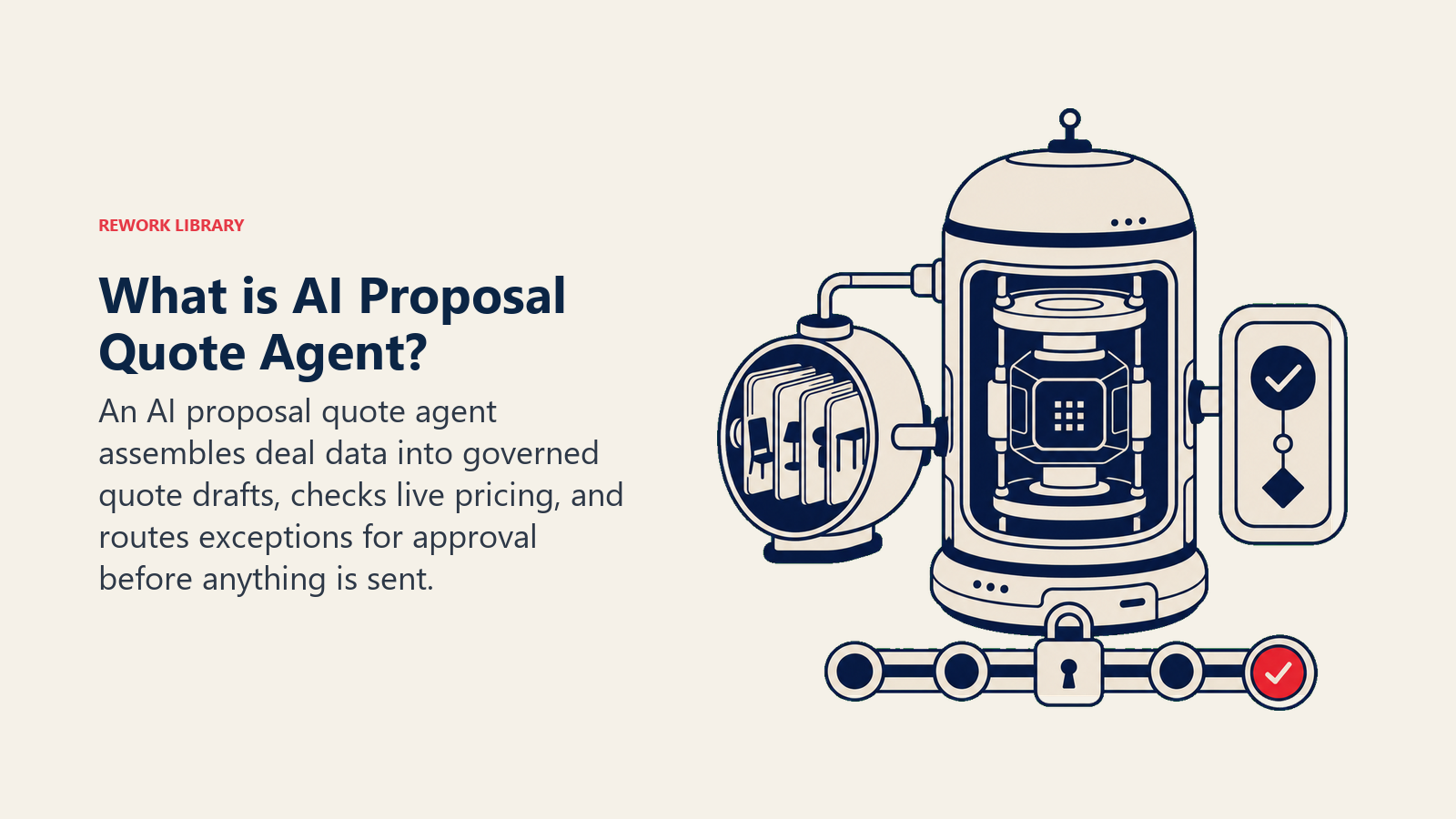 What is AI Proposal Quote Agent? quote operator capsule with catalog, validation gate, and approval rail