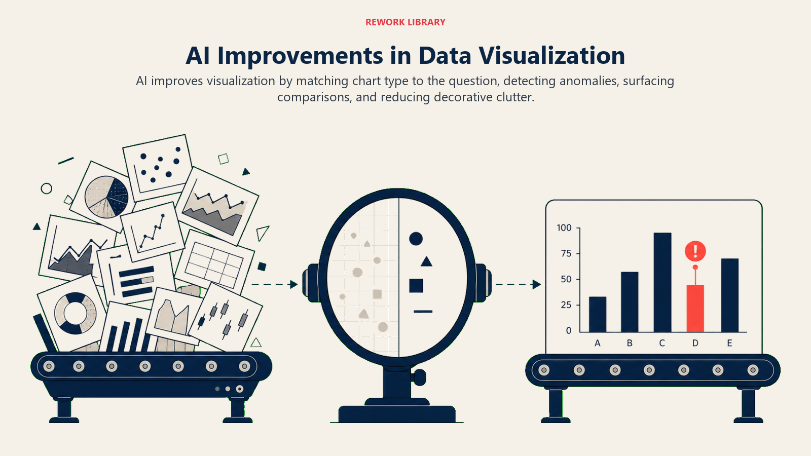 AI Improvements in Data Visualization visual for ai reporting and visualization