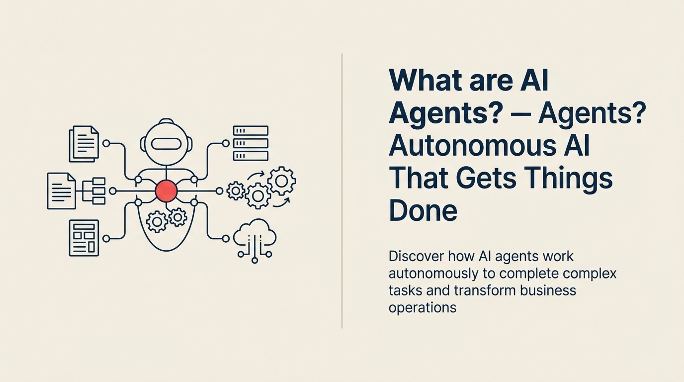AI Agent Definition - Understanding autonomous AI systems that plan and execute tasks