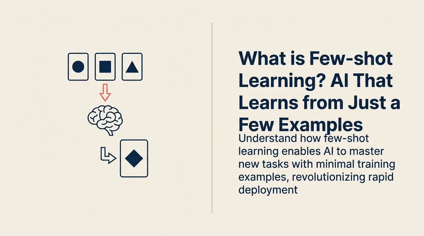 Few-shot Learning Definition - AI that learns from just a few examples