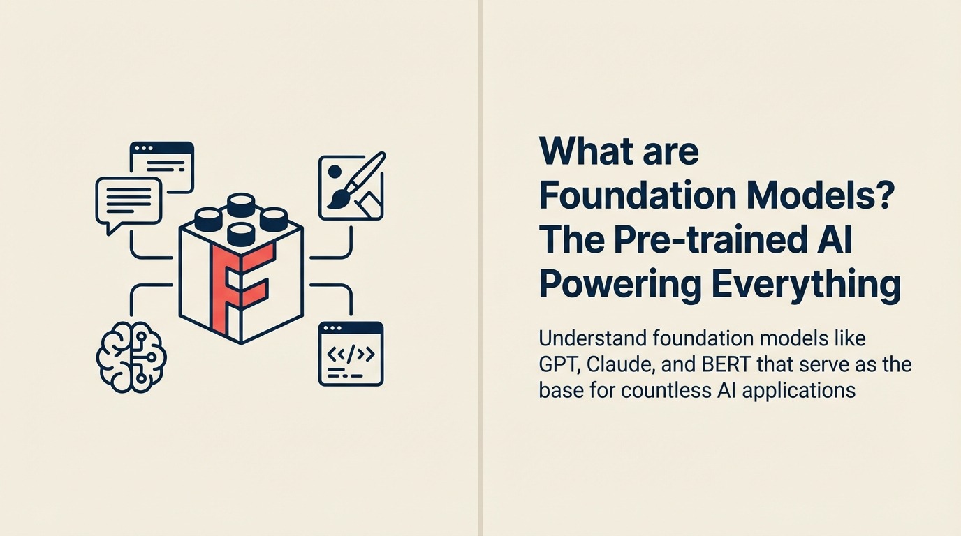 Foundation Models Definition - The pre-trained AI powering everything