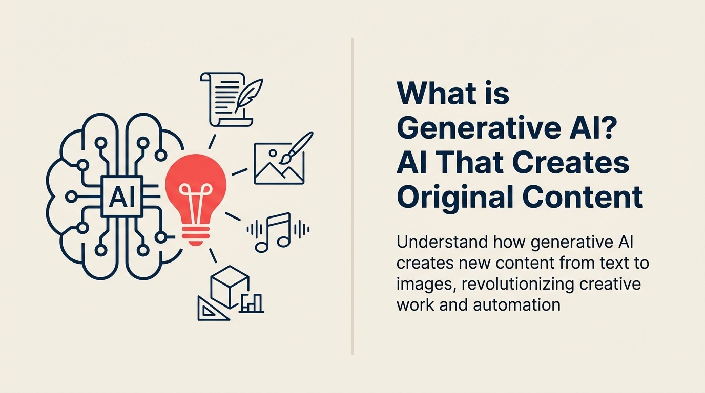 Generative AI Definition - AI that creates original content