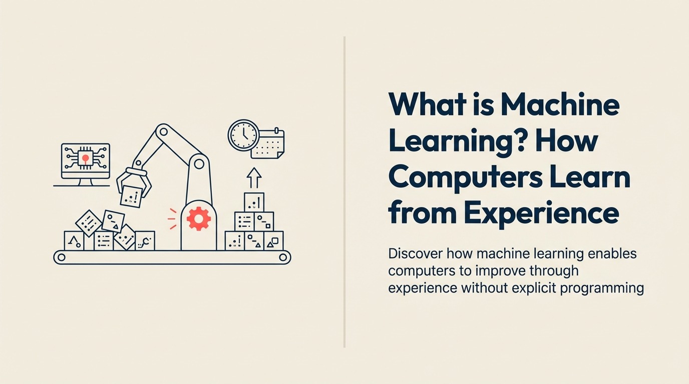 Machine Learning Definition - How computers learn from experience