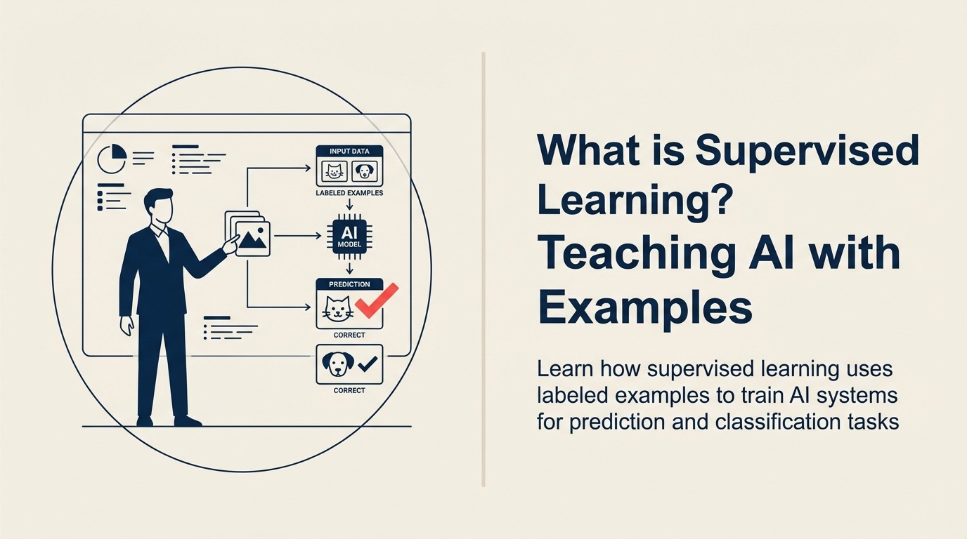 Supervised Learning Definition - Teaching AI with examples