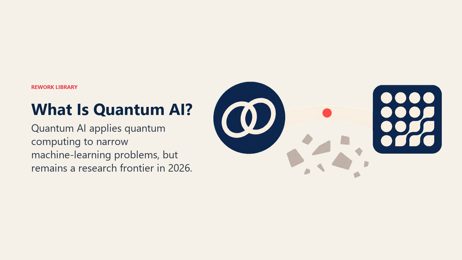 What Is Quantum AI with a narrow bridge from qubits to machine learning