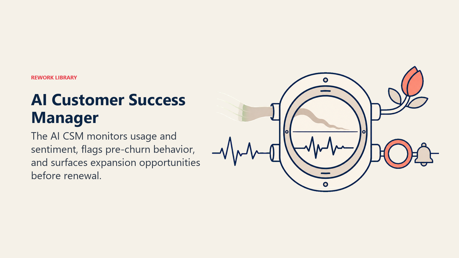 AI Customer Success Manager detecting churn signals and expansion opportunities before renewal