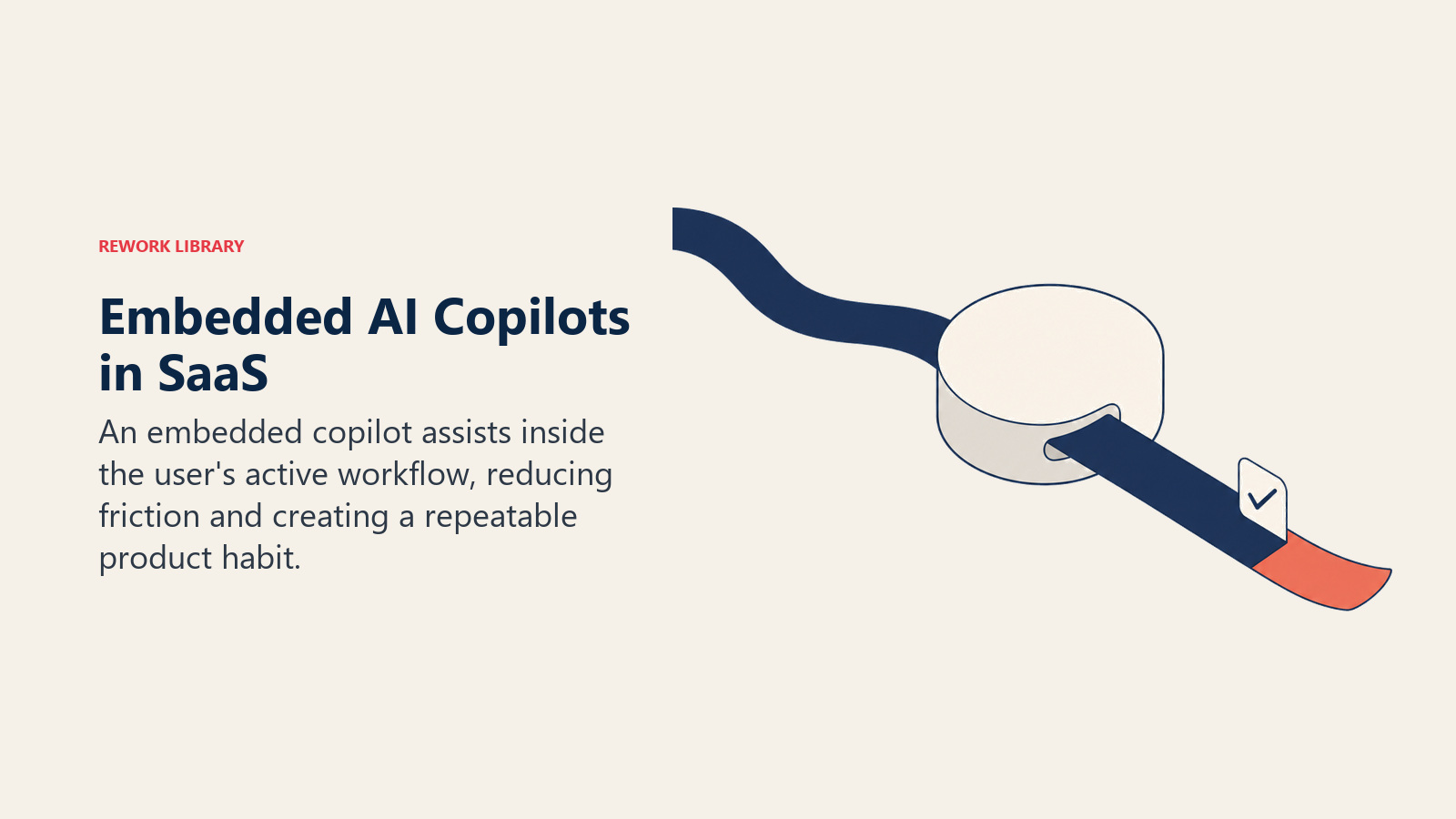 Embedded AI copilots in SaaS shown as assistance woven directly into the active workflow
