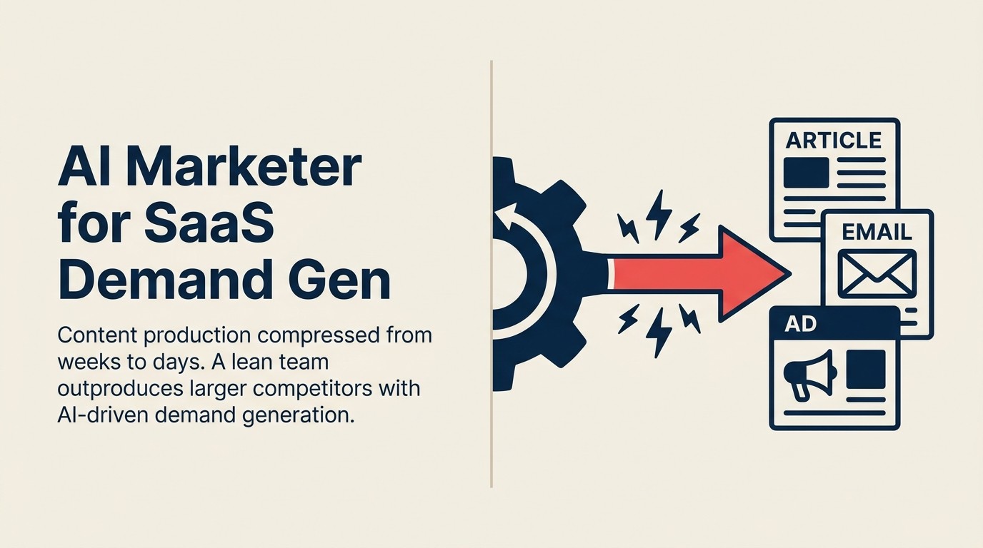 AI Marketer cho SaaS Demand Generation: Rút Ngắn Thời Gian Từ Ý Tưởng Đến Pipeline