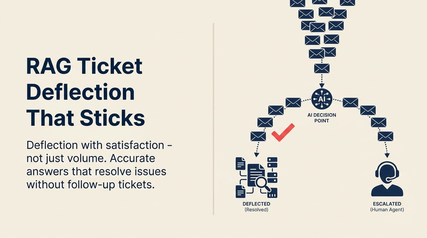 Ticket Deflection với RAG trong SaaS Support