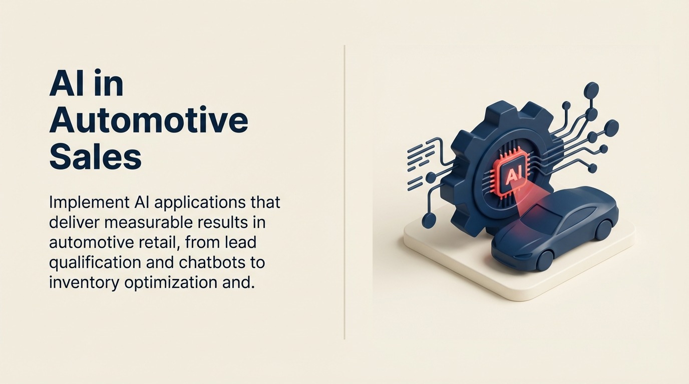 AI en Ventas Automotrices: Aplicaciones Prácticas que Impulsan Resultados en Concesionarios - Guía 2026