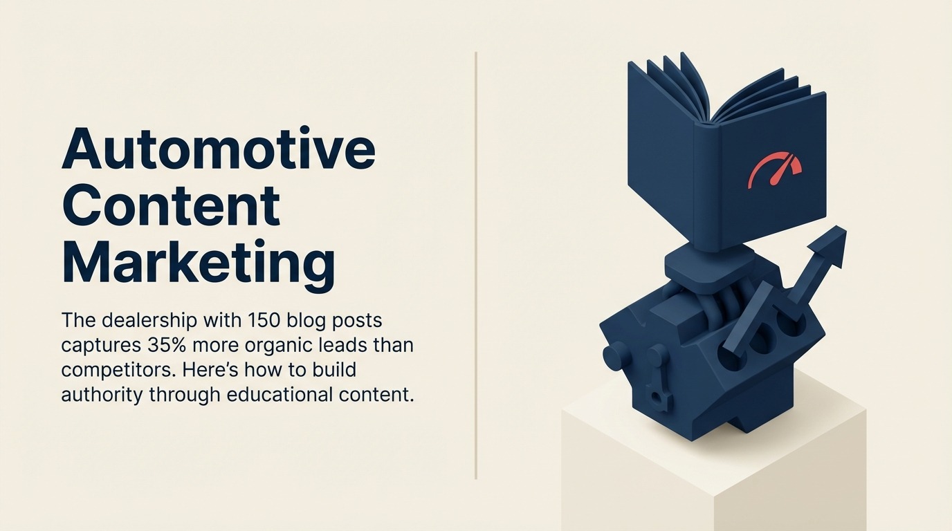 Marketing de Contenidos para el Sector Automotriz: Cómo Construir Autoridad para Captar Compradores - Guía 2026