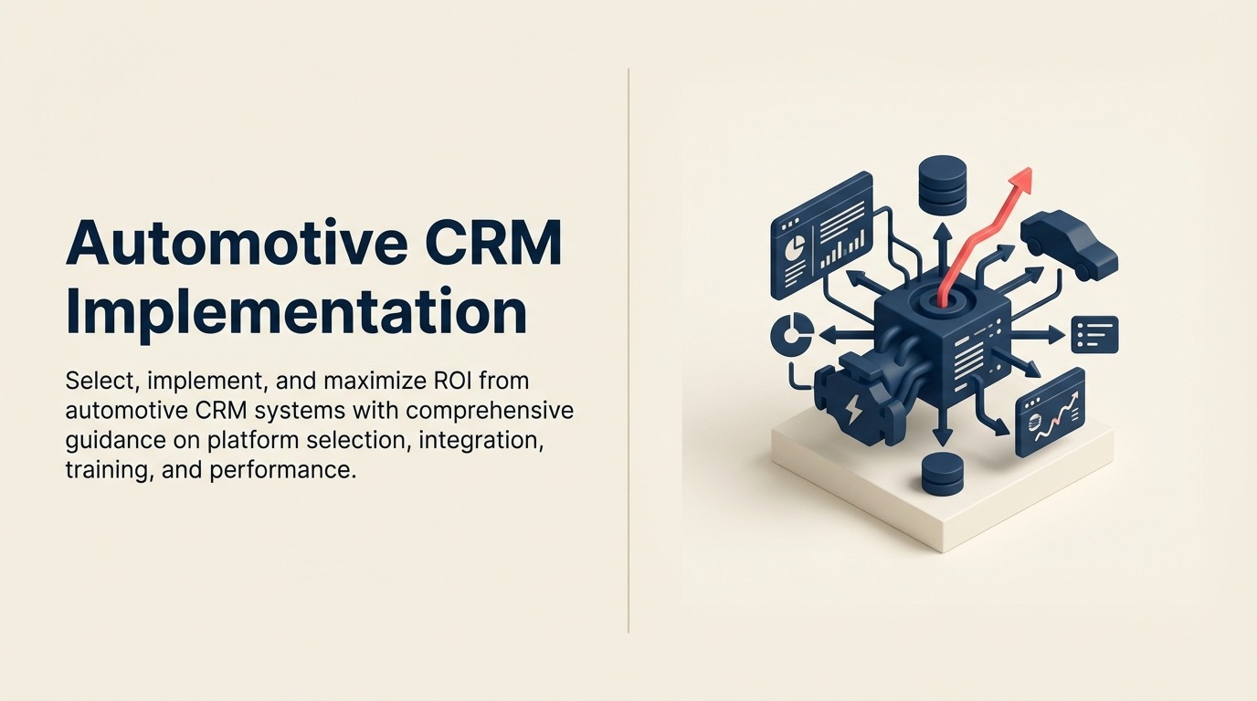 Implementación de CRM Automotriz: Guía Completa para Concesionarios - Guía 2026