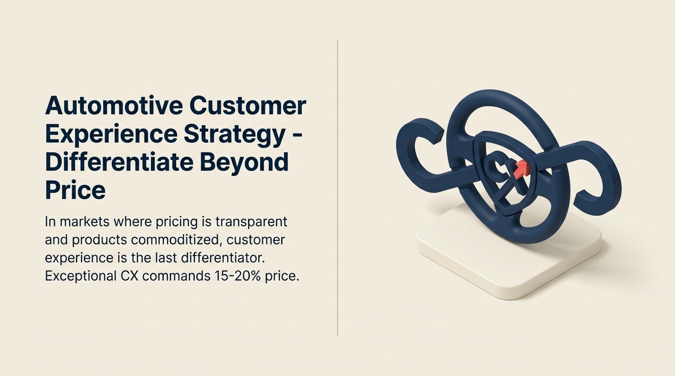 Estrategia de Experiencia del Cliente Automotriz - Diferénciese Más Allá del Precio - Guía 2026