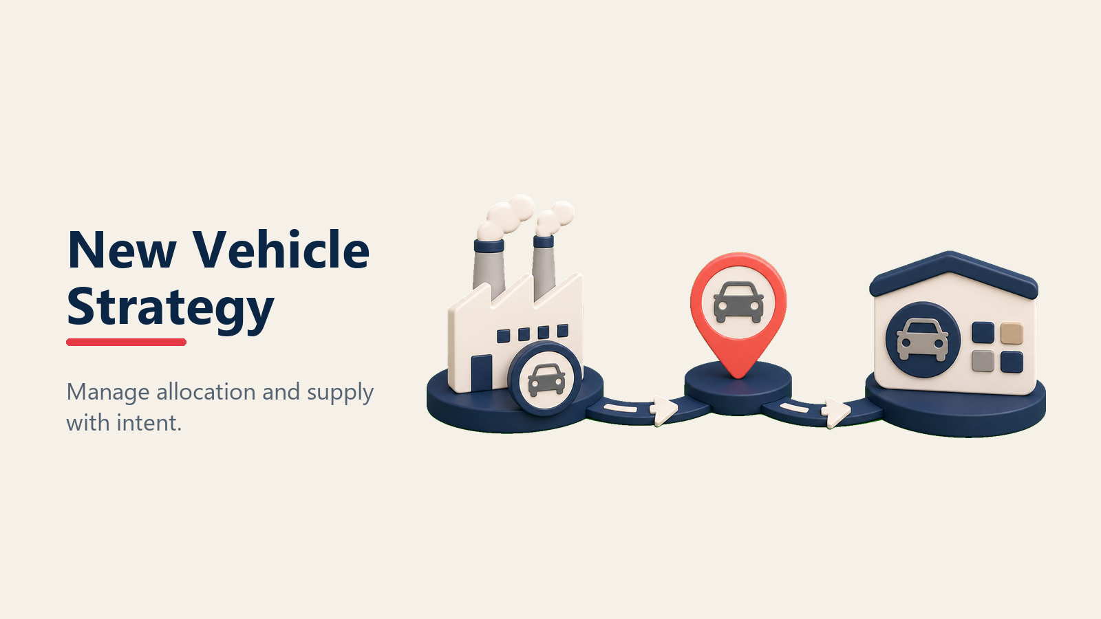 New vehicle inventory strategy