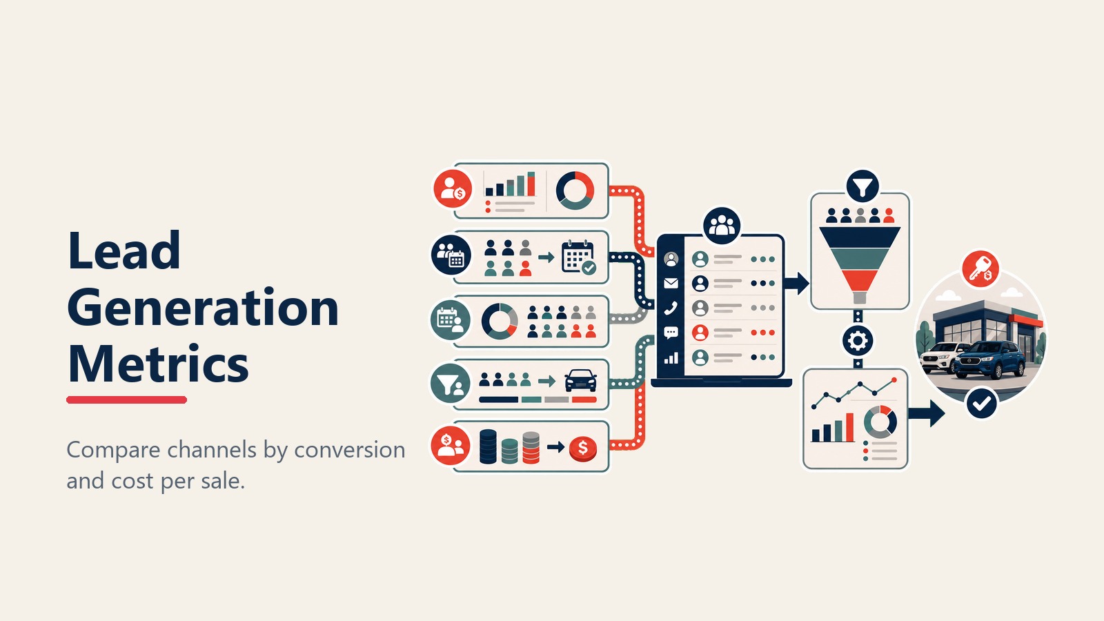 Lead generation metrics from cost per lead to cost per sale