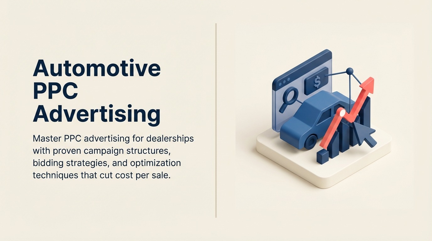 Publicidad PPC Automotriz: Maximizando ROI desde Google Ads para Dealers - Guía 2026