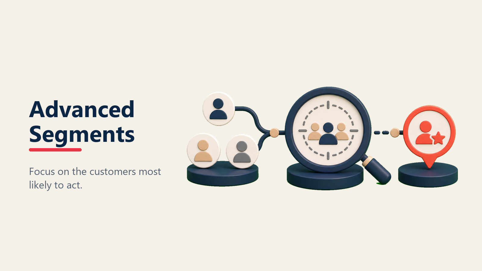 Advanced segmentation capabilities in a customer data platform