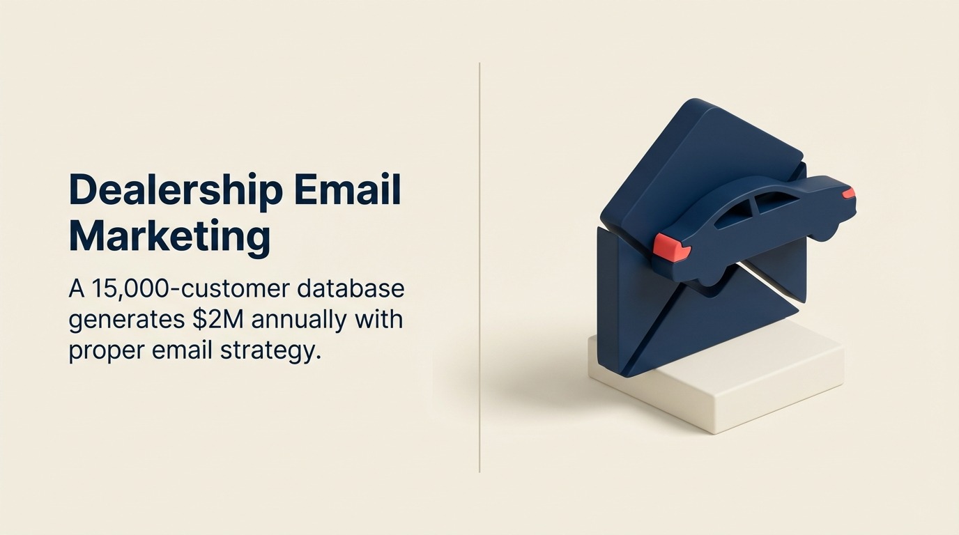 Email Marketing para Concesionarios: Generar Ingresos desde Su Base de Datos de Clientes - Guía 2026