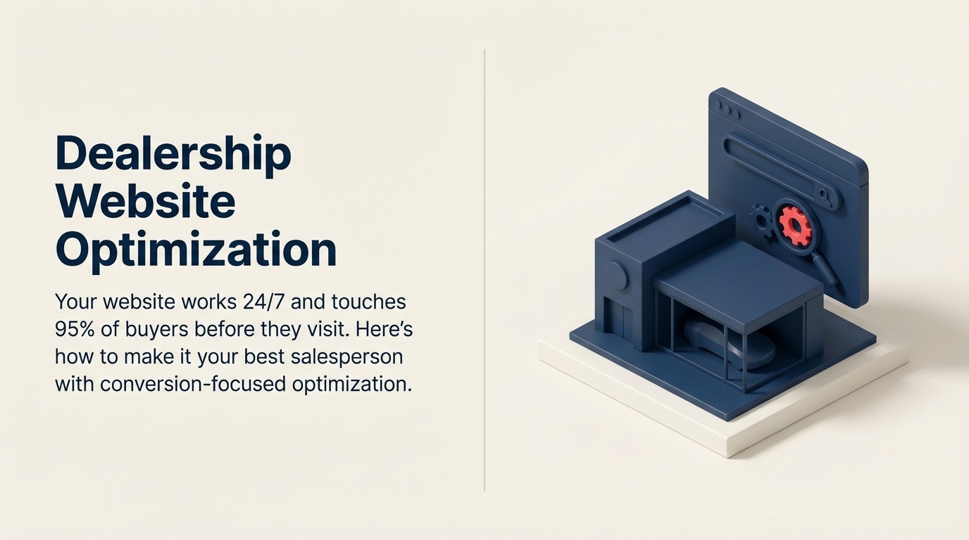 Optimización del Sitio Web del Concesionario: Convirtiendo Visitantes en Citas de Showroom - Guía 2026