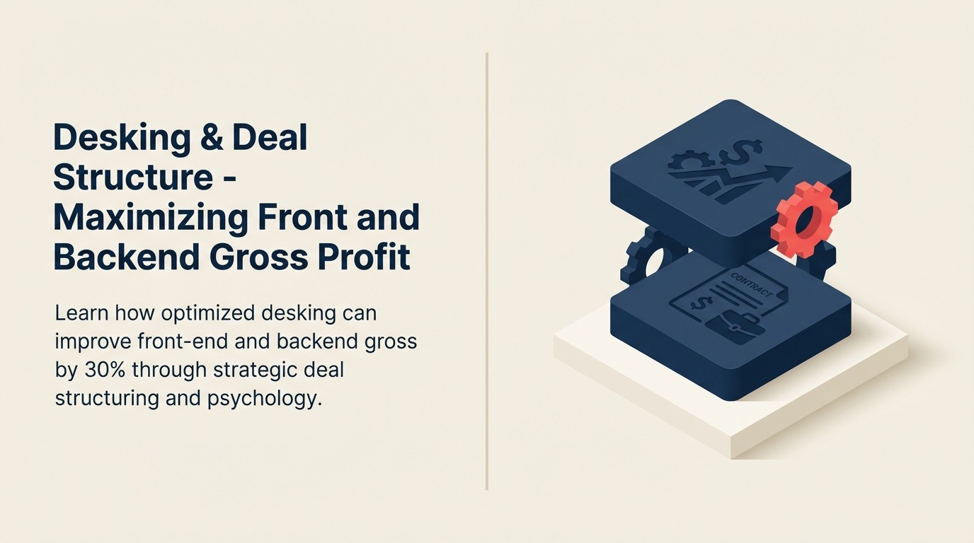 Desking & Estrutura de Negócio - Maximizando o Lucro Bruto Frontal e Backend - Guia 2026