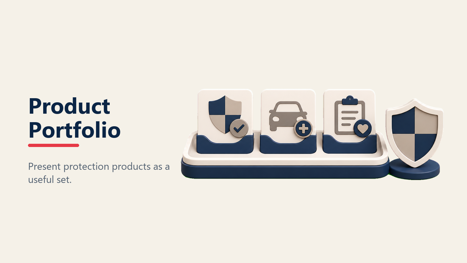 F and I product portfolio with protection cards