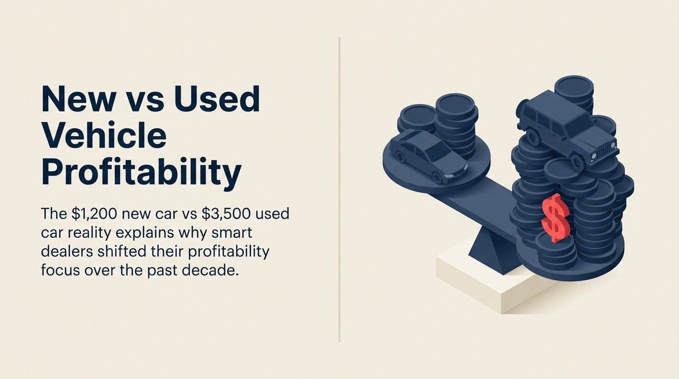 Rentabilidad de Vehículos Nuevos vs. Usados - Guía 2026