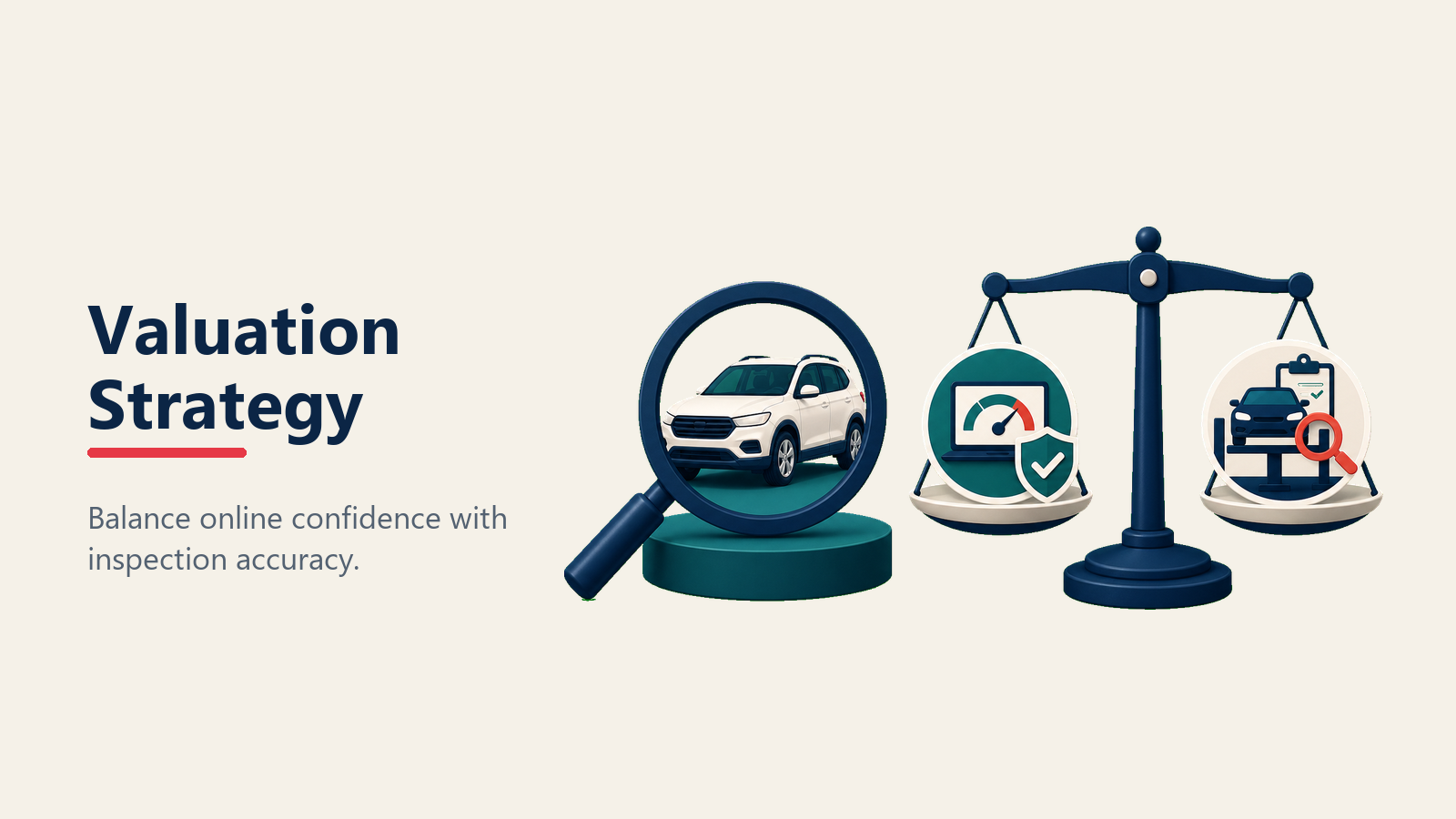 Valuation strategy for online trade-in appraisals